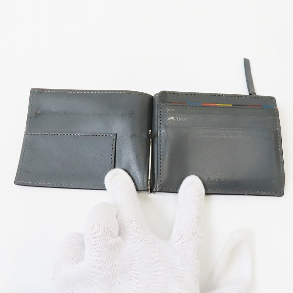 実際に弊社で買取させて頂いたPaul Smith/ポールスミス 二つ折り財布/マネークリップの画像 3枚目