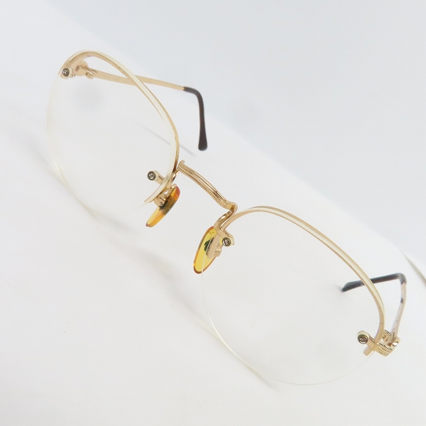 実際に弊社で買取させて頂いたGIORGIO ARMANI/ジョルジオ アルマーニ 度入り 眼鏡/メガネフレーム ハーフリム 61-794