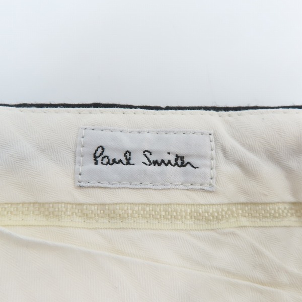 実際に弊社で買取させて頂いたPaul Smith/ポールスミス ウールスラックスロングパンツ Mの画像 4枚目