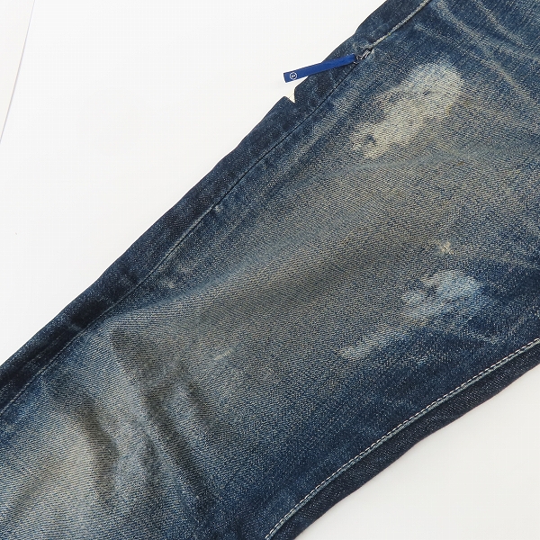 実際に弊社で買取させて頂いたVANQUISH×Fragment Design/ヴァンキッシュ×フラグメントデザイン RIGID REGULAR STRAIGHT デニムパンツ VFP2018/28の画像 6枚目