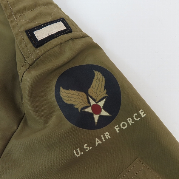 実際に弊社で買取させて頂いたBUZZ RICKSONS/バズリクソンズ  L-2 フライトジャケット BR11130/38の画像 5枚目