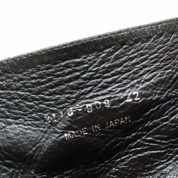 実際に弊社で買取させて頂いたLAD MUSICIAN/ラッドミュージシャン サイドジップブーツ 2116-909 42の画像 5枚目