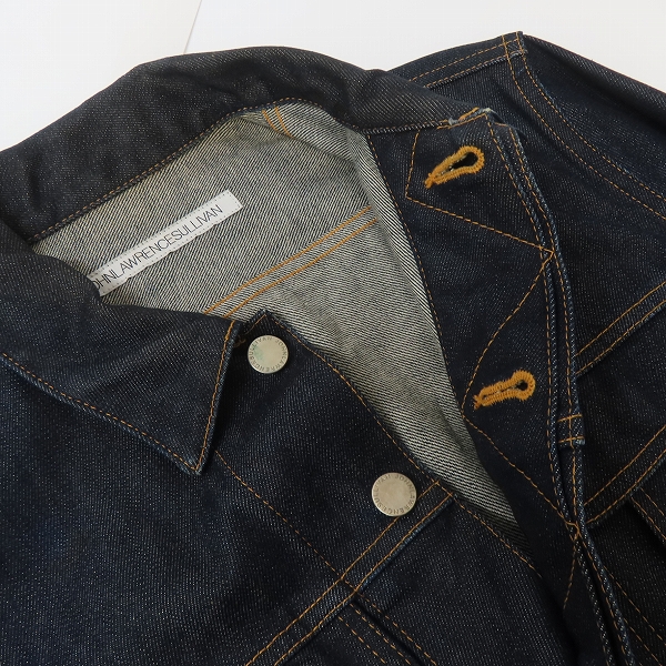 実際に弊社で買取させて頂いたJOHN LAWRENCE SULLIVAN/ジョンローレンスサリバン デニムジャケット /34の画像 4枚目