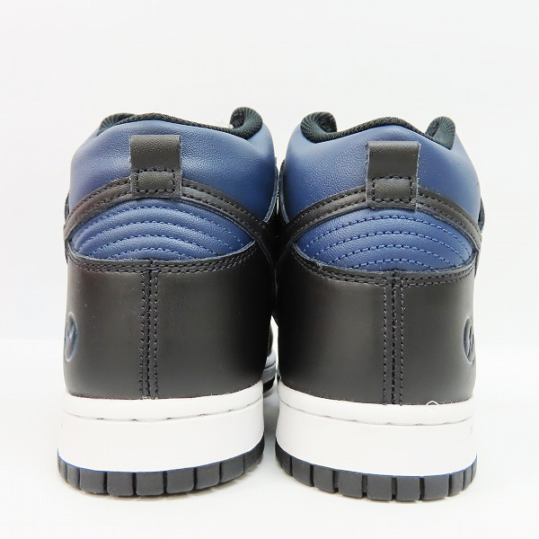 実際に弊社で買取させて頂いた【未使用】NIKE×FRAGMENT DESIGN/ナイキ×フラグメントデザイン DUNK HI/F ダンクハイ ミッドナイトネイビー DJ0383-400/27.0の画像 1枚目