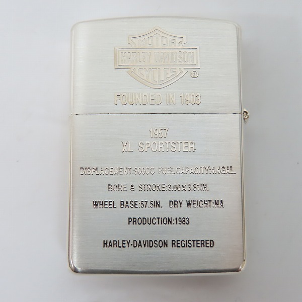 実際に弊社で買取させて頂いたZIPPO/ジッポー HARLEY DAVIDSON/ハーレーダビッドソン 95TH ANNIVERSARY 6号車 97年製の画像 1枚目