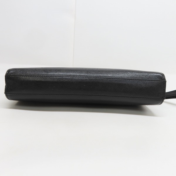 実際に弊社で買取させて頂いたBurberry/バーバリー レザー セカンドバッグ クラッチバッグ ブラックの画像 2枚目