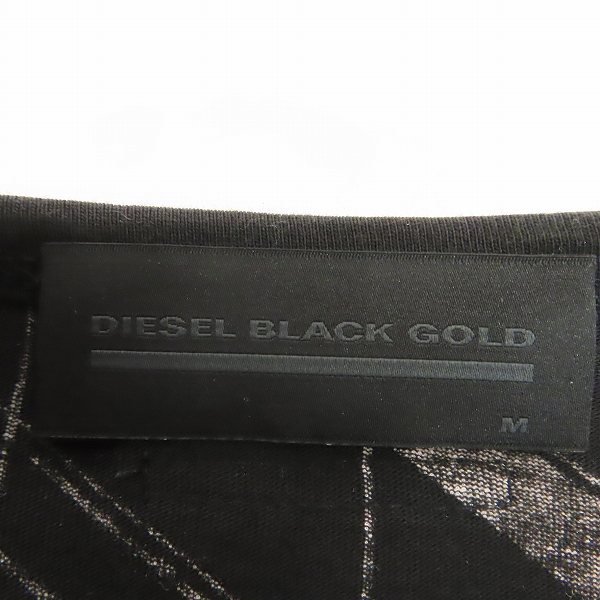 実際に弊社で買取させて頂いたDIESEL BLACK GOLD/ディーゼルブラックゴールド プリント半袖Ｔシャツ/Mの画像 2枚目