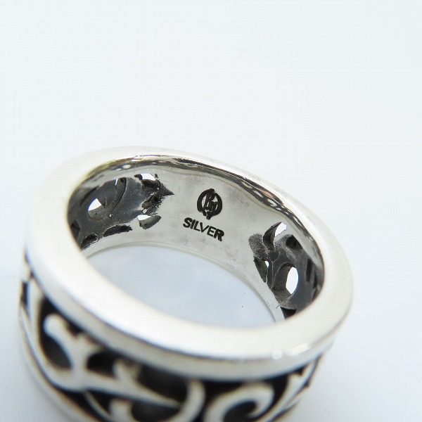 実際に弊社で買取させて頂いたBloody Mary/ブラッディマリー トライバルモチーフ リング 15号の画像 5枚目