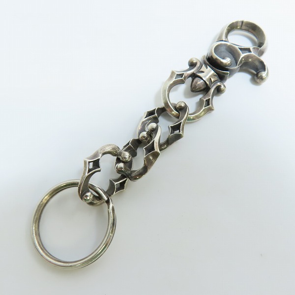 実際に弊社で買取させて頂いたDEAL DESIGN/ディールデザイン エフソリッド キーチェーン シルバー キーホルダー/キーリング 391736