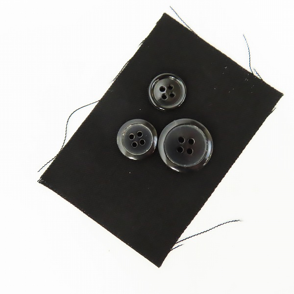 実際に弊社で買取させて頂いたLAD MUSICIAN/ラッドミュージシャン COLLORLESS LONG COAT カラーレスウールロングコート 2116-303/42の画像 6枚目