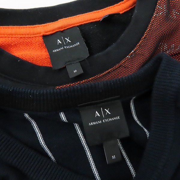 実際に弊社で買取させて頂いたARMANI EXCHANGE/アルマーニ エクスチェンジ ロゴ ニット/トレーナー/2点セットの画像 2枚目