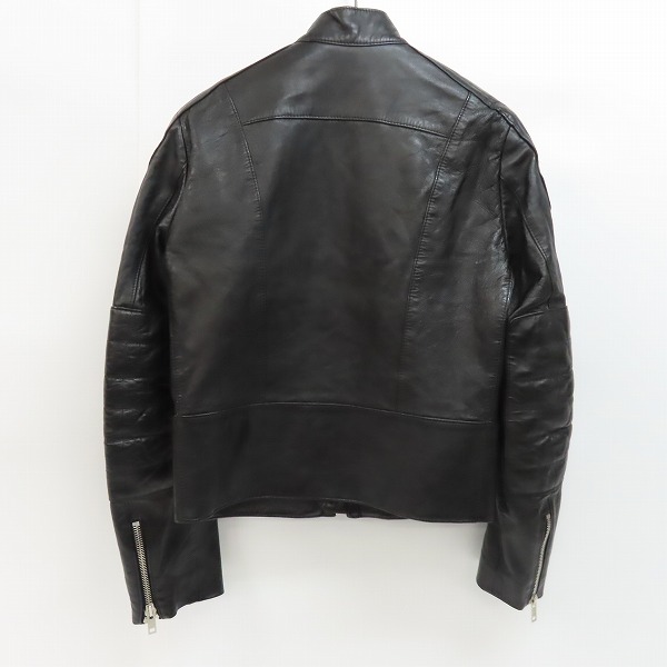 実際に弊社で買取させて頂いた【JPタグ】CELINE/セリーヌ 2019AW ディッドレーサージップアップレザージャケット 2E188280D Size：44の画像 1枚目