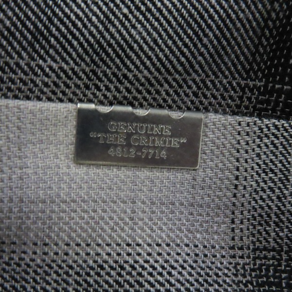 実際に弊社で買取させて頂いたTHE CRIME/クライミー オープンカラー チェック シャツ/XLの画像 4枚目