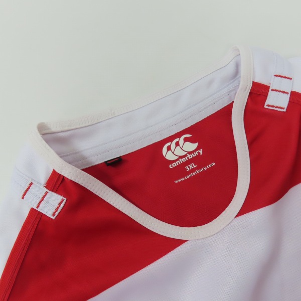 実際に弊社で買取させて頂いたcanterbury/カンタベリー ゲームシャツ/3XLの画像 5枚目