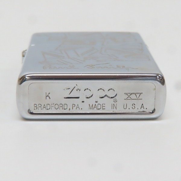 実際に弊社で買取させて頂いたZIPPO/ジッポー Paul Smith/ポールスミス ロゴ/ユニオンジャック柄 1999年製の画像 3枚目