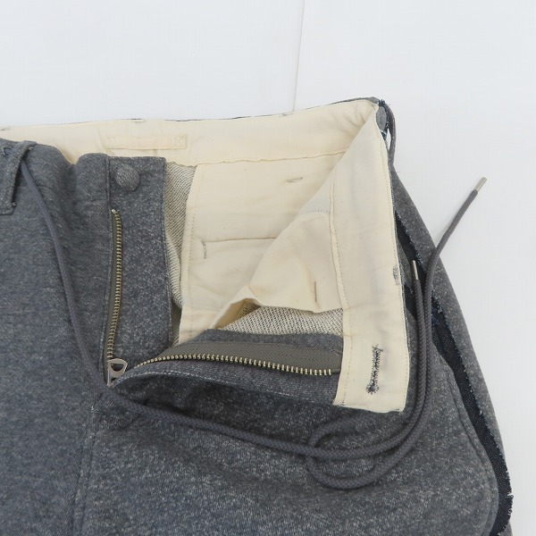 実際に弊社で買取させて頂いたMIHARAYASUHIRO/ミハラヤスヒロ サイドフリンジスウェットパンツ/side fringe 61452184/48の画像 2枚目