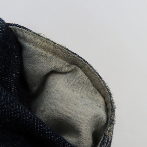 実際に弊社で買取させて頂いたVANQUISH×Fragment Design/ヴァンキッシュ×フラグメントデザイン RIGID REGULAR STRAIGHT デニムパンツ VFP2018/28の画像 5枚目