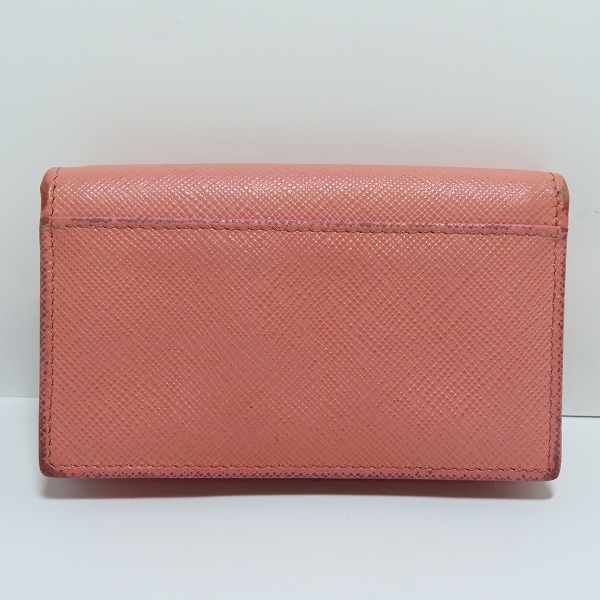 実際に弊社で買取させて頂いたPRADA/プラダ サフィアーノ レザー カードケース/名刺入れの画像 1枚目