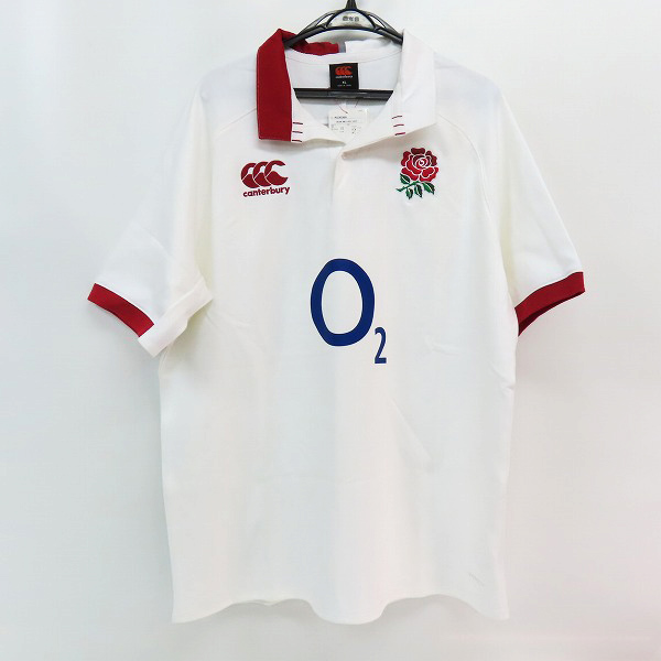 実際に弊社で買取させて頂いた【未使用】CANTERBURY/カンタベリー イングランドホーム クラシックジャージ RG30389/XL