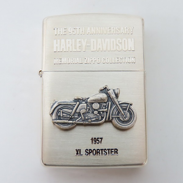 実際に弊社で買取させて頂いたZIPPO/ジッポー HARLEY DAVIDSON/ハーレーダビッドソン 95TH ANNIVERSARY 6号車 97年製