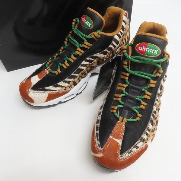実際に弊社で買取させて頂いた【未使用】NIKE×ATMOS/ナイキ×アトモス AIR MAX 95 OG DLX ANIMAL PACK エアマックス95 AQ0929-200 26.5