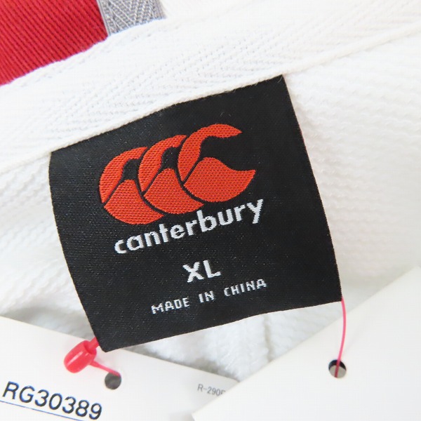 実際に弊社で買取させて頂いた【未使用】CANTERBURY/カンタベリー イングランドホーム クラシックジャージ RG30389/XLの画像 2枚目