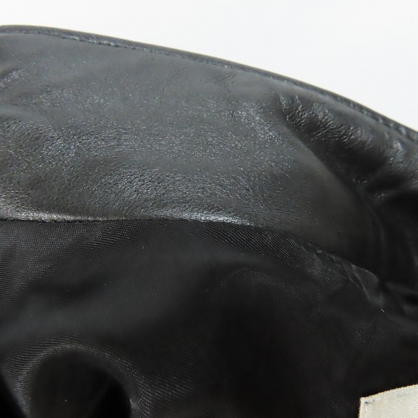 実際に弊社で買取させて頂いた【JPタグ】CELINE/セリーヌ 2019AW ディッドレーサージップアップレザージャケット 2E188280D Size：44の画像 8枚目