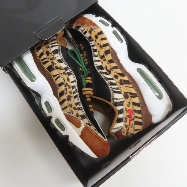 実際に弊社で買取させて頂いたNIKE×ATMOS/ナイキ×アトモス AIR MAX 95 OG DLX ANIMAL PACK エアマックス95 AQ0929-200 26.0の画像 8枚目