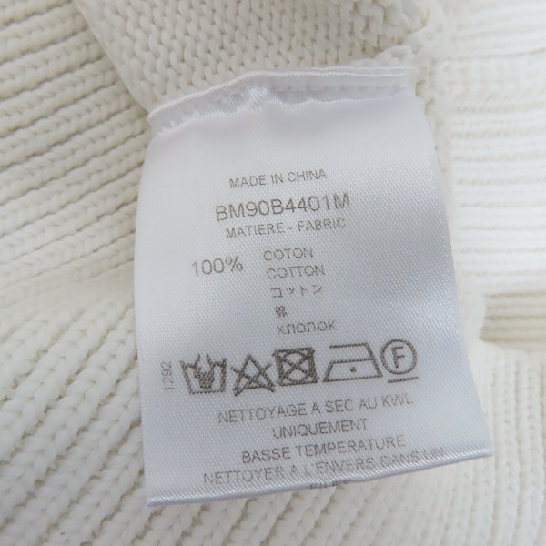 実際に弊社で買取させて頂いた【JPタグ】GIVENCHY/ジバンシィ 19AW スプリットロゴデザイン ニットセーター BM90B4401M/XSの画像 4枚目