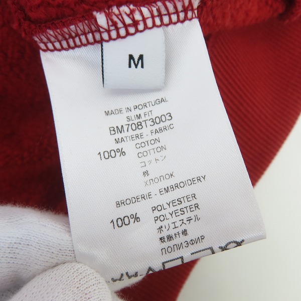 実際に弊社で買取させて頂いた【JPタグ】GIVENCHY/ジバンシィ エンブロイダリー ロゴ刺繍クルーネックスウェットトレーナー BM708T3003/Mの画像 3枚目