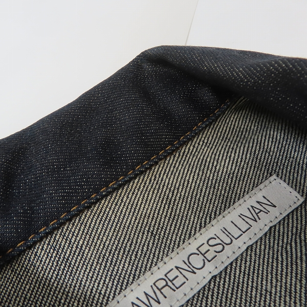 実際に弊社で買取させて頂いたJOHN LAWRENCE SULLIVAN/ジョンローレンスサリバン デニムジャケット /34の画像 6枚目