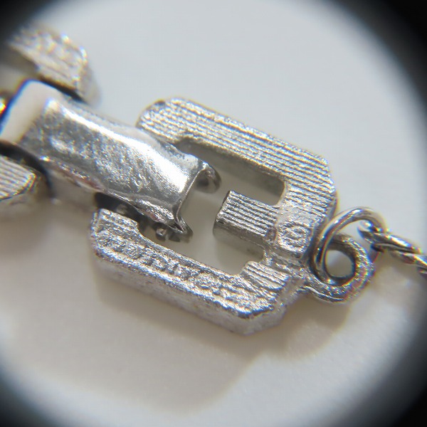 実際に弊社で買取させて頂いたGIVENCHY/ジバンシー スクエア シルバー ネックレスの画像 7枚目