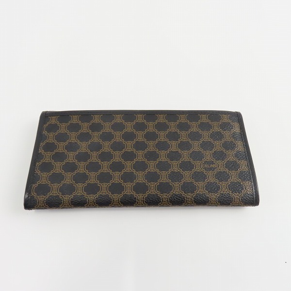 実際に弊社で買取させて頂いたCELINE/セリーヌ マカダム柄 二つ折り 長財布/ロングウォレットの画像 1枚目
