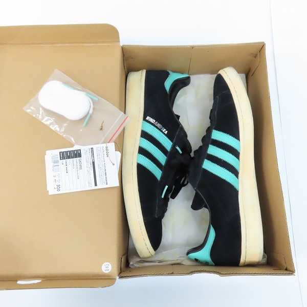 実際に弊社で買取させて頂いたadidas×WIND AND SEA×atmos/アディダス×ウィンダンシー×アトモス CAMPUS 80s GX3952/30の画像 7枚目