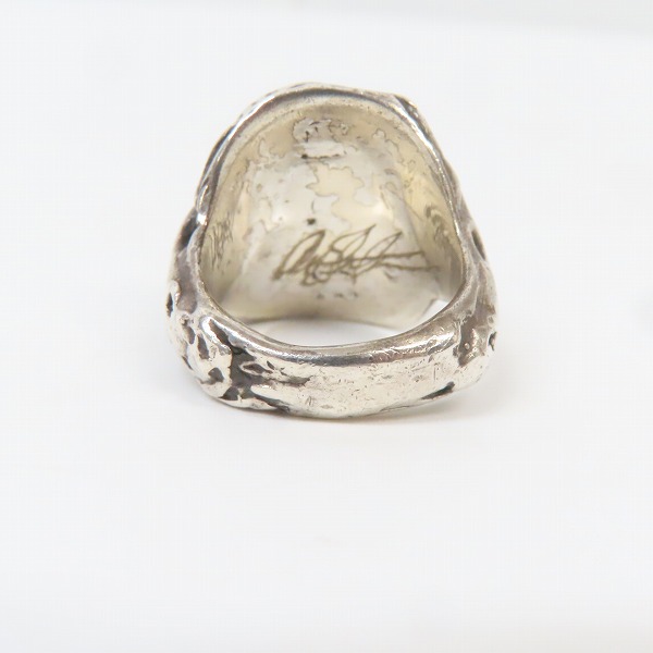 実際に弊社で買取させて頂いたALEX STREETER/アレックスストリーター ベビーエンジェルハートリング サイン入り 15号の画像 3枚目