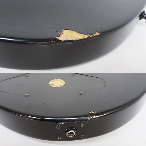 実際に弊社で買取させて頂いた★Epiphone/エピフォン Goth Les Paul Studio Pitch Black/ゴシック レスポール スタジオ ピッチブラック ギグケース付の画像 6枚目