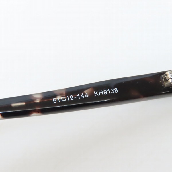 実際に弊社で買取させて頂いたKATHARINE HAMNETT LONDON/キャサリンハムネットロンドン 度入りサングラス/アイウェア KH9138の画像 6枚目