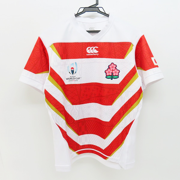 実際に弊社で買取させて頂いた【未使用】CANTERBURY/カンタベリー ラグビー日本代表 ジャパン レプリカ ホームジャージ RWC2019 ワールドカップ/VWR39000/S
