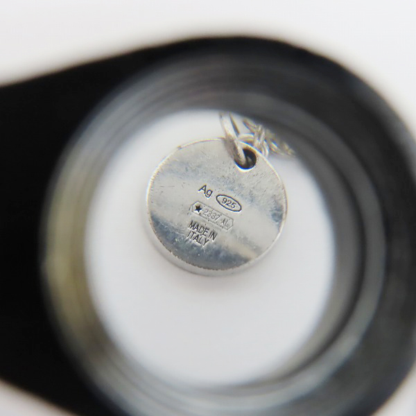 実際に弊社で買取させて頂いたBVLGARI/ブルガリ B-zero1/ビーゼロワン SAVE THE CHILDREN/セーブ ザ チルドレン ネックレス Ag925×セラミックの画像 5枚目