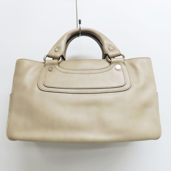 実際に弊社で買取させて頂いたCELINE/セリーヌ ブギーバッグ ベージュ ハンドバッグ WC-BB-0078の画像 1枚目