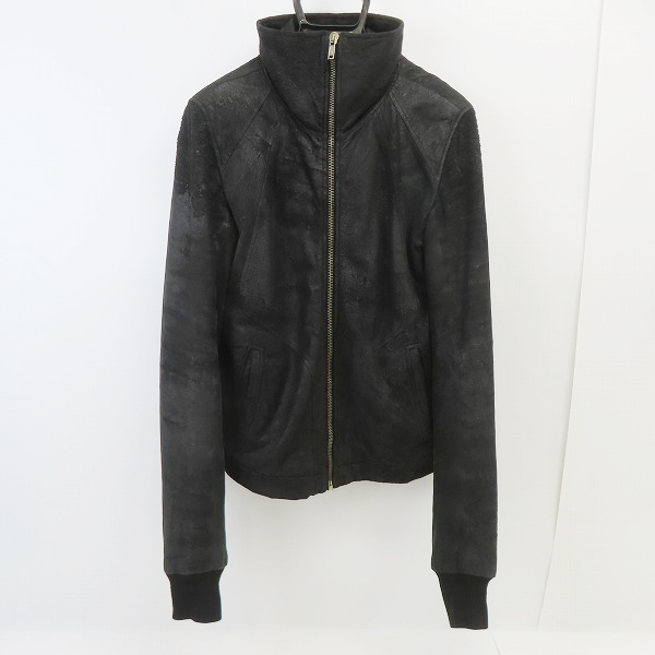 実際に弊社で買取させて頂いた【難あり】Rick Owens/リックオウエンス レザージャケット RU4761/S