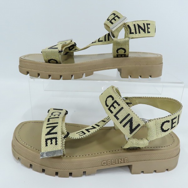 実際に弊社で買取させて頂いたCELINE/セリーヌ ストラッピーサンダル/42の画像 3枚目