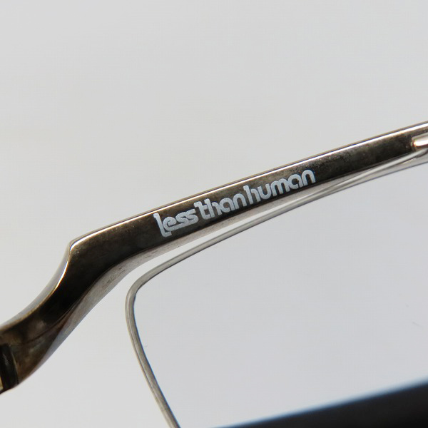 実際に弊社で買取させて頂いたLESS THAN HUMAN×HIP PARADE/レスザンヒューマン×ヒップパレード T-FIVE 1010 度入り 眼鏡/メガネフレームの画像 6枚目