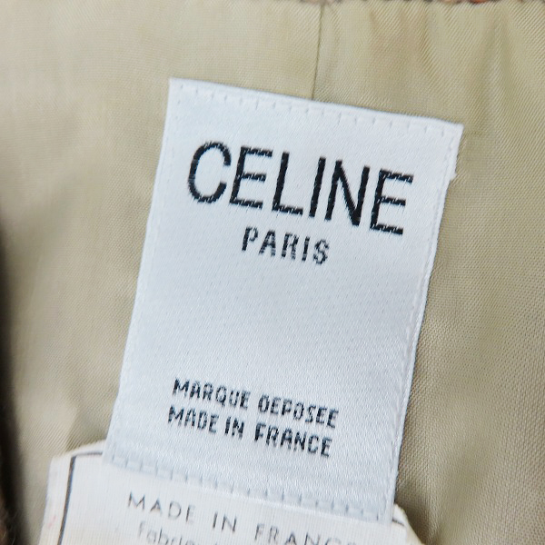 実際に弊社で買取させて頂いたCELINE/セリーヌ オールド 金ボタン ウールジャケット/40の画像 2枚目