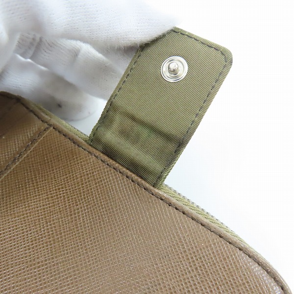 実際に弊社で買取させて頂いたPRADA/プラダ テスートナイロン ラウンドファスナー 二つ折り 財布の画像 6枚目