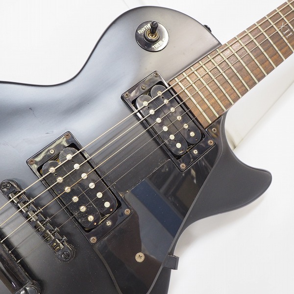 実際に弊社で買取させて頂いた★Epiphone/エピフォン Goth Les Paul Studio Pitch Black/ゴシック レスポール スタジオ ピッチブラック ギグケース付の画像 4枚目