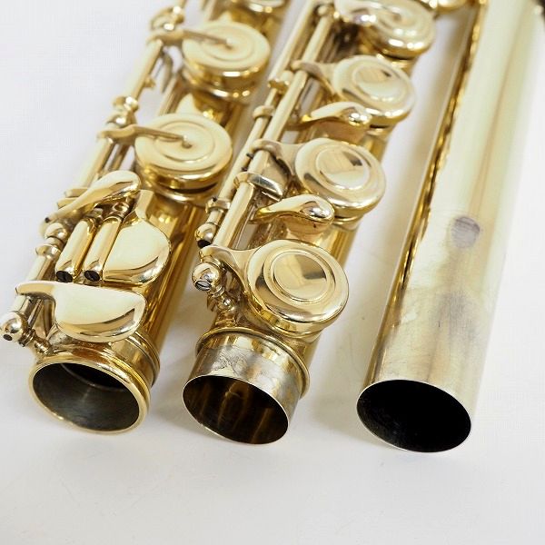 実際に弊社で買取させて頂いたWM.S.HAYNES/ヘインズ フルート ソルダードトーンホール H足部管 Eメカ付 ハードケース・ケースカバー付の画像 8枚目