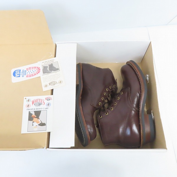 実際に弊社で買取させて頂いたWHITE'S BOOTS/ホワイツブーツ SEMI DRESS/セミドレス レースアップ ブーツ 2332C/9Fの画像 8枚目