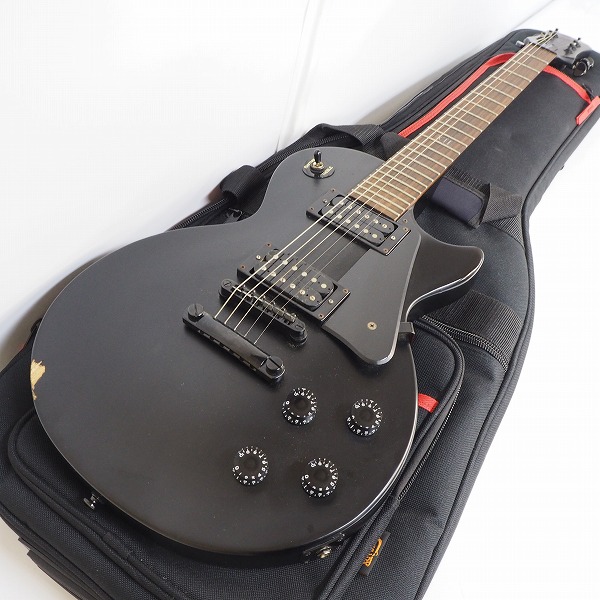 実際に弊社で買取させて頂いた★Epiphone/エピフォン Goth Les Paul Studio Pitch Black/ゴシック レスポール スタジオ ピッチブラック ギグケース付