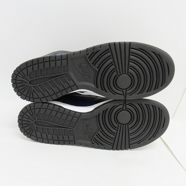 実際に弊社で買取させて頂いた【未使用】NIKE×FRAGMENT DESIGN/ナイキ×フラグメントデザイン DUNK HI/F ダンクハイ ミッドナイトネイビー DJ0383-400/28.5の画像 2枚目